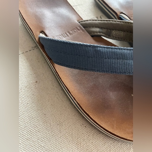 Hari Mari Boys Leather Flip Flops Size 12/13 - Picture 3 of 9